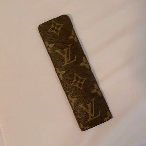 Louis Vuitton comb case. Comb is a replacement from original